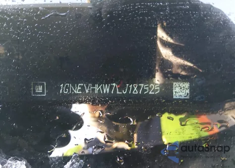 2020 Chevrolet Traverse Awd Lt Leather z USA, uszkodzony, nr VIN 1GNEVHKW7LJ187525